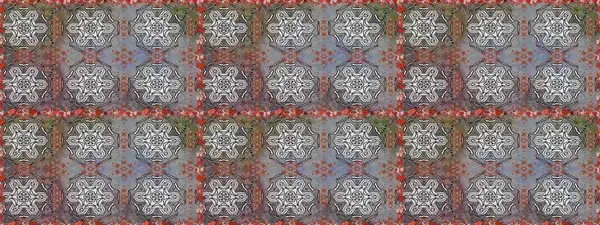 Gri ve kahverengi renkte çiçekler. Renkli Bahar Temalı, pürüzsüz bir arka plan. Çiçekli, suluboya desenli kusursuz çiçek deseni. Düz Çiçek Elementleri Tasarım Raster illüstrasyonu.