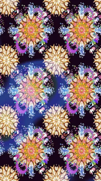 Parlak elementlerin. Çizim çiçek deseni duvar kağıdı, web sitesi arka planı, ambalaj kağıdı, davetiye, broşür, afiş veya web sitesi için kullanılabilir. El çizimi Raster illüstrasyonu.