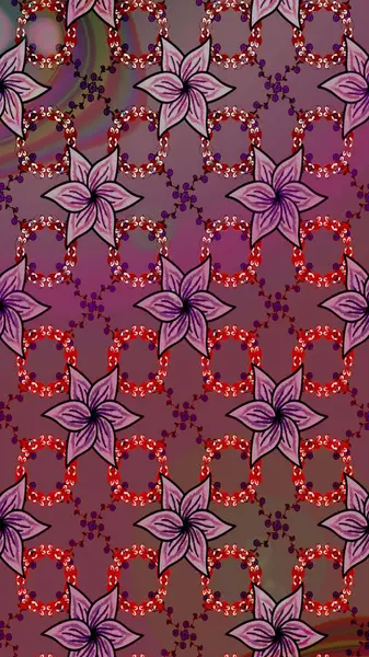 Kahverengi renkli. El çizimi, soyut ve süslü elementler. Yaz çiçekleri teması. Klasik çiçekler. Suluboya resim taklit Raster illüstrasyonu.