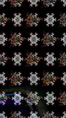 Çiçek izi. Suluboya çizim kalıbı. Suluboya tarzında siyah renkte çiçekler.