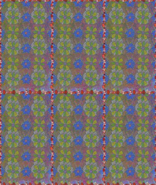 Nazik romantik baskı. Gri ve yeşil renkli çiçekler. Tatil havası. Raster dikişsiz şirin çiçek deseni. Bahar mevsimi.