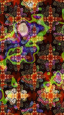 Küçük kahverengi çiçeklerdeki oldukça eski bir besin torbası deseni. Tekstil, kumaş, kapaklar, duvar kağıtları, baskı, paket, koleksiyon defteri, örgü, dekupaj için çiçek arkaplanı..