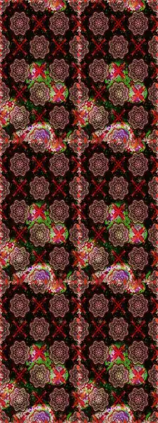 Kusursuz bir geçmişi var. Tomurcukları papatya çiçekleri olan sevimli bir çiçek deseni. Kumaş, tekstil, duvar kağıdı baskısı için. Eski usul. Miles Fleur, süslü püslü bir süs. Raster illüstrasyonu.