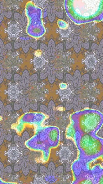 Raster deseni. Sanat, çiçek tarzına ilham verir ve arka plan bırakır. Karalama çiçekleri çizim kalıbı. Gri el çizimi desen.