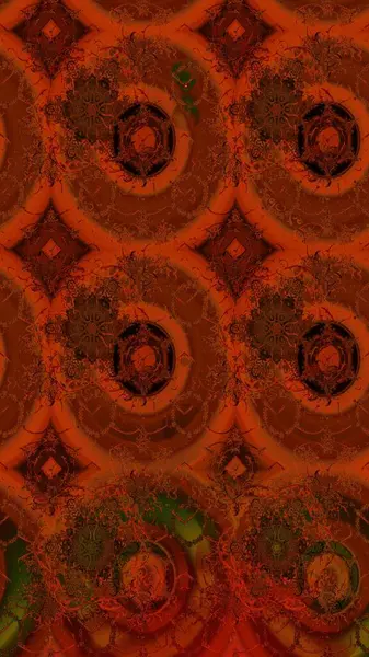 Raster illüstrasyonu. Kahverengi renklerde. Çiçek. Taslak dekoratif arka plan, çiçek mandala.