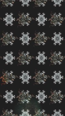 Gri renklerde. Raster illüstrasyonu. Anti-stres için Raster soyut şablon sayfası.