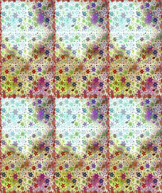 Yumuşak, yaz çiçekli arka plan. Tarafsız renklerde çiçekler. Raster çiçek desenli ve çiçekli..