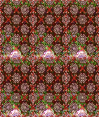 Çiçek arkaplan. Renkli, pürüzsüz desen. Kahverengi renkli şirin tekstil. Çiçek duvar kâğıdı. Raster illüstrasyonu.