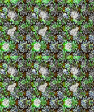 Sevimli küçük çiçek desenle. Raster resim. Çiçek desenli çiçek ve yaprakları ile.