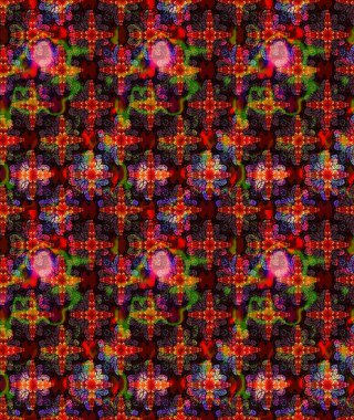 Küçük çiçekteki sevimli çiçek deseni. Raster illüstrasyonu. Güzel kumaş deseni. Güzel karalamalı çiçek deseni çiz..