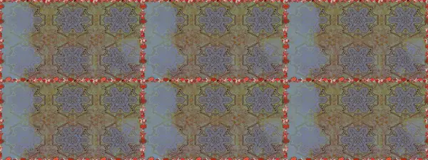 Küçük çiçekteki sevimli çiçek deseni. Raster illüstrasyonu. Kahverengi ve nötr renkte çiçekler.