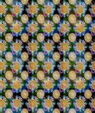 Raster güzel bir çiçek deseni çizmiş. Bahar mevsimi. Tatil havası. Nazik romantik baskı.