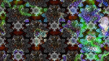 Gri renkli çiçekler. Çiçek desenli eskiz, yaz çiçekleri. Renkli Bahar Teması eskiz kalıbı. Düz Çiçek Elementleri Tasarımı.