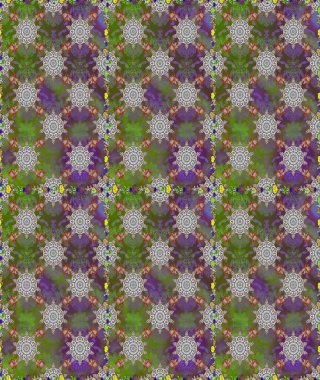 Gömlek baskısı için çiçek boyası. Çiçeksiz desenli arka plan. Gri ve yeşil renkte çiçekler.