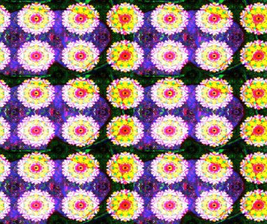 Düz Çiçek Elementleri Tasarımı. Çiçekli eskiz arkaplanı. Çocuk stili. Renkli Bahar Teması çizim şablonu.