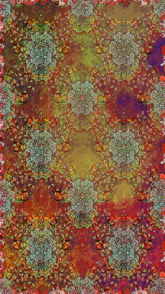 Çiçekle kusursuz desen. Renkli Bahar Temalı Kusursuz Arkaplan. Düz Çiçek Elementleri Tasarımı. Kahverengi ve nötr renkte çiçekler.