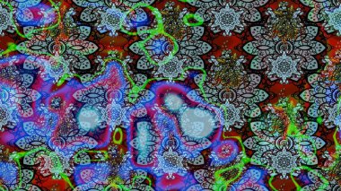 Hoş bir çiçek geçmişi var. Güzel kumaş deseni. Küçük bir çiçekte eskiz deseni. Raster illüstrasyonu.