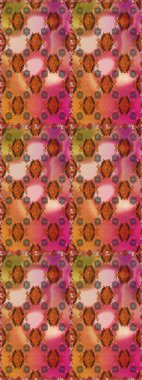 Güzel kumaş deseni. Raster Illustrasyon 'da moda olmayan çiçek deseni. Düz Çiçek Elementleri Tasarımı. Renkli Yaz Temalı Kusursuz Arkaplan.