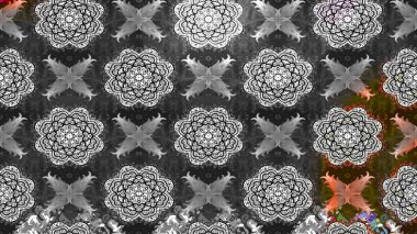 Eskiz arkaplan modeli. Suluboya, elle çizilmiş. Gri yapraklı yabani çiçekler. Raster illüstrasyonu.