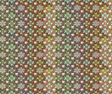 Kahverengi renklerde. Taslak dekoratif arka plan, çiçek mandala. Çiçek. Raster illüstrasyonu.