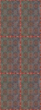 Düz Çiçek Elementleri Tasarımı. Çiçekle kusursuz desen. Renkli Bahar Temalı Kusursuz Arkaplan. Gri ve kahverengi renkte çiçekler.