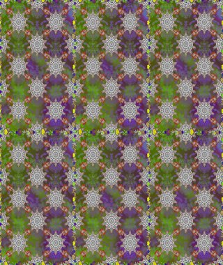 Gömlek baskısı için çiçek boyası. Çiçeksiz desenli arka plan. Gri ve yeşil renkte çiçekler.