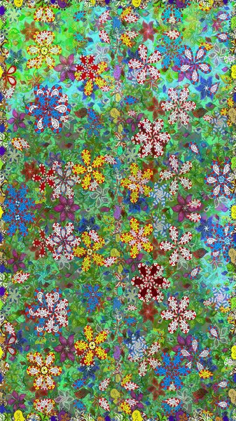 Küçük yabani çiçeklerdeki kusursuz halk desenleri. Özgürlük stili Millefleur 'lar. Taşralı şıklığı. Tekstil, duvar kağıdı, kapaklar, yüzey, baskı, hediye paketi, hatıra defteri, dekupaj için çiçek çayırı arka planı.