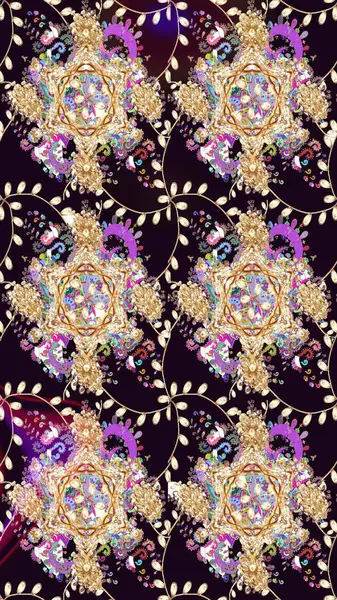 Çiçekli karalama şeklinde Raster çiçek deseni. Siyah renkli çiçekler. Yumuşak, bahar çiçekli arka plan.