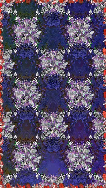 Moda baskısı. Dekorasyon ve tasarım için güzel bir desen. Ton halinde. Suluboya desensiz çiçek buketi. Çiçeğin suluboya çizimlerinin zarif deseni.