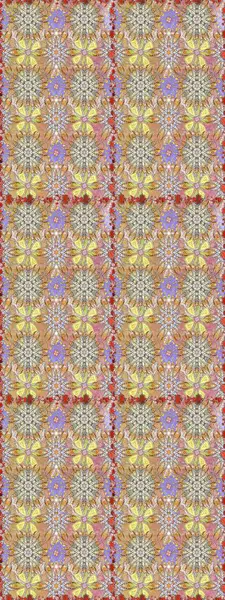 Renkli Bahar Temalı Kusursuz Arkaplan. Düz Çiçek Elementleri Tasarımı. Tarafsız ve bej renkli şirin çiçek desenleri. Raster Modaya uygun kumaş deseni.