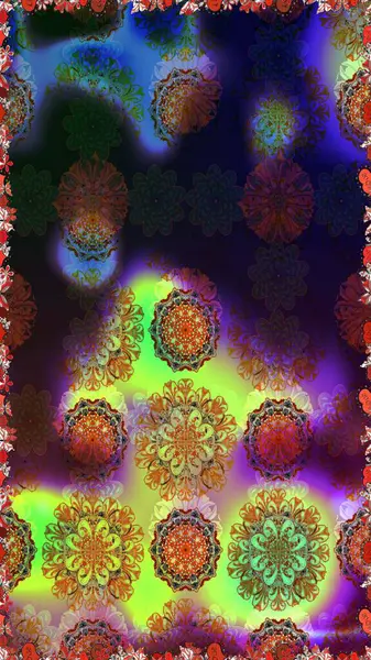 Raster deseni. Çiçekli, suluboya desenli kusursuz çiçek deseni. Süslü kumaş deseni.