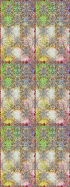 Küçük çiçekteki sevimli çiçek deseni. Güzel kumaş deseni. Güzel karalama çiçekleri olan kusursuz çiçek desenleri. Raster illüstrasyonu.