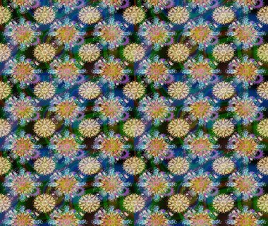 Dekorasyon ve tasarım için güzel bir desen. Suluboya çizim kalıbı. Moda baskısı. Eski model. Çiçeğin suluboya çizimlerinin zarif deseni.