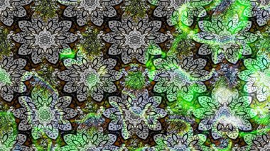 Küçük gri çiçeklerle oldukça eski bir besin torbası deseni. Tekstil, kumaş, kapaklar, duvar kağıtları, baskı, paket, koleksiyon defteri, örgü, dekupaj için çiçek arkaplanı..