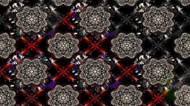 Çiçekli bahar çiçekleri. Moda baskıları için zarif bir şablon. Motley illüstrasyonu. Robot resim. Küçük renkli çiçekler. Küçük çiçekte şirin desenler.