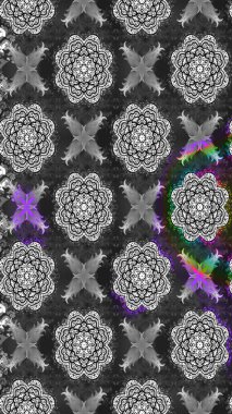 Renkli Bahar Teması eskiz kalıbı. Güzel kumaş deseni. Raster illüstrasyonundaki çiçek desenli çizim. Düz Çiçek Elementleri Tasarımı.