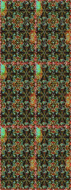 Raster geleneksel, kahverengi renklerde, altın, pürüzsüz desen. Barok tarzında kusursuz bir doğulu süsü..