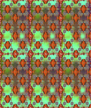 Çiçekler suluboya seamless modeli. Raster şık kumaş deseni.