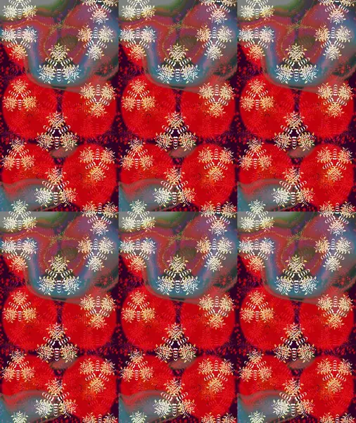 Kırmızı renkte çiçekler. Sevimli çiçek raster deseni. Sketch Colour Spring Theme eskiz kalıbı. Düz Çiçek Elementleri Tasarımı.