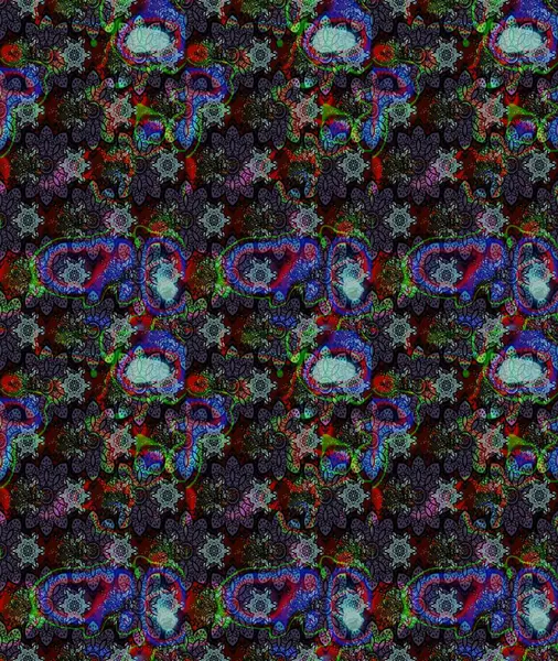 Kızılderili desenli desenli desenli şal deseni. Tekstil, tebrik kartı, boyama kitabı, telefon kılıfı baskısı için kullanılabilir. Etnik Mandala süsü. Raster Henna dövme stili.