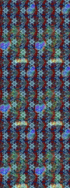 Mavi renkli çiçekler. Kumaş desenli papatya çiçekleri ayrıntıları.