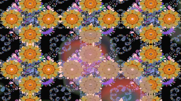 Çiçekli karalama şeklinde Raster çiçek deseni. Nazik, narin çiçek arkaplanı. Siyah renkte çiçekler.