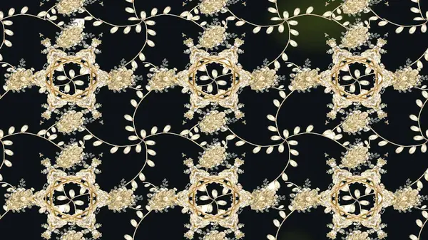 Moda baskıları için zarif bir şablon. Halk tarzı. Parlak renkli çiçekleri ve gri renkli yaprakları olan harika bir çiçek deseni. Modern çiçek arkaplanı.