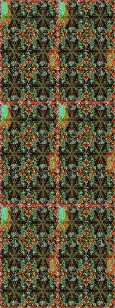 Raster geleneksel, kahverengi renklerde, altın, pürüzsüz desen. Barok tarzında kusursuz bir doğulu süsü..