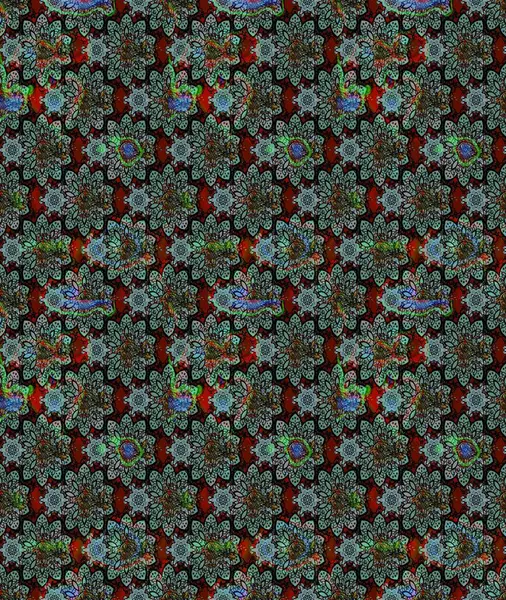 Vadinin çiçekleri siyah renklerde. Çiçeksel çizim kalıbının çizimi.