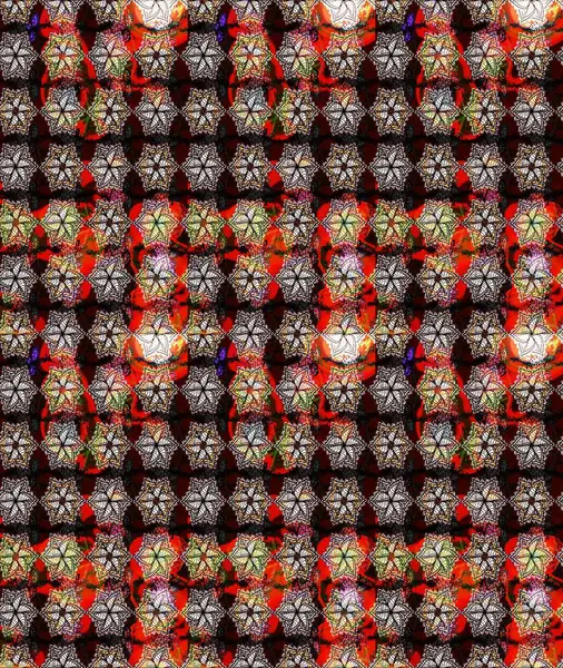 Düz Çiçek Elementleri Tasarımı. Raster illüstrasyonundaki çiçek desenli çizim. Renkli Bahar Teması eskiz kalıbı. Siyah renkte çiçekler.