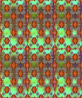 Çiçekler suluboya seamless modeli. Raster şık kumaş deseni.