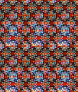 Raster illüstrasyonundaki çiçek desenli çizim. Suluboya tarzında mavi renkte çiçekler.