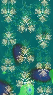 Mavi renkte çiçek desenli çizim, el yapımı papatyalar, papatyalar. Tekrar eden çiçek arkaplanı, zarif mavi çiçek duvar kağıdı.