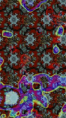 Kahverengi renkli çiçekler. Elle boyanmış suluboya resim çizimi çiçekler ve bitkiler.